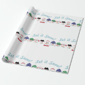 Papier Cadeau Laisser neiger (Déroulé)