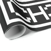 PAPIER CADEAU LAISSER PAPIER DE RÉCUPÉRATION DE CONVERSATION (Coin rond)