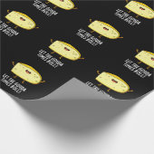 Papier Cadeau Laissez Le Gouda Times Roll Drôle Cheese Pun Dark  (Coin)
