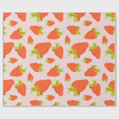 Papier Cadeau Lait de fraise (Plat)