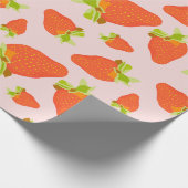 Papier Cadeau Lait de fraise (Coin)