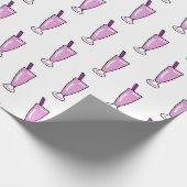 Papier Cadeau Lait rose cool (Coin)
