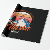 Papier Cadeau L'Alaska Attend ! (Déroulé)