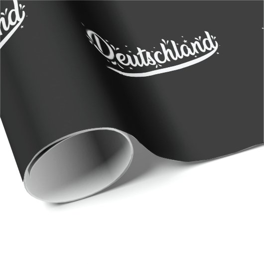 Papier Cadeau L'Allemagne en Europe (Coin rond)