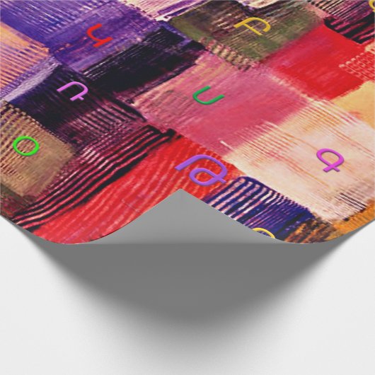 Papier Cadeau L'alphabet (Coin)