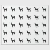 Papier Cadeau Lama (Plat)