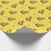 Papier Cadeau Lamas motif (Coin)