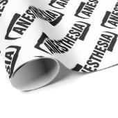 Papier Cadeau Lame de Mac d'anesthésie (Coin rond)