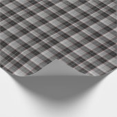 Papier Cadeau Lame noire, gris et rouge design Masculine (Coin)