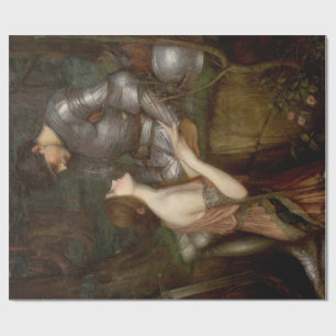 Papier Cadeau Lamia and the Soldier (par John William Waterhouse