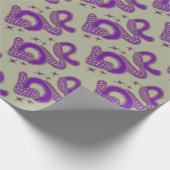 Papier Cadeau L'amour dans le style années 1960 (Coin)