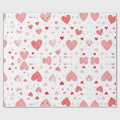 Papier Cadeau "L'amour dans tous les domaines : La Saint Valenti (Plat)