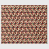 Papier Cadeau L'amour de Noël 2 (Plat)