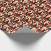Papier Cadeau L'amour de Noël 2 (Coin)