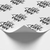 Papier Cadeau L'amour de papa ne finit jamais (Coin)