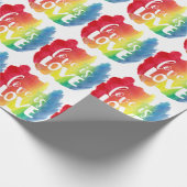 Papier Cadeau L'amour est l'amour (Coin)