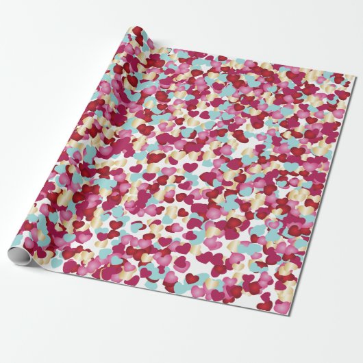 Papier Cadeau L'amour est tout autour (Déroulé)