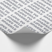 Papier Cadeau L'Amour Pour Étinceler (Coin)