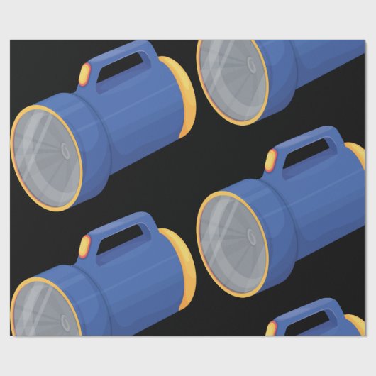 Papier Cadeau Lampe (Plat)