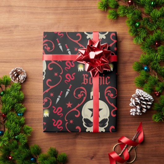 Papier Cadeau Lampe Gothique Et Accessoires (Cadeau de vacances)