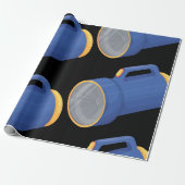 Papier Cadeau Lampe torche (Déroulé)