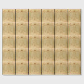 Papier Cadeau L'anatomie humaine, Vitruvien par Léonard de Vinci (Plat)