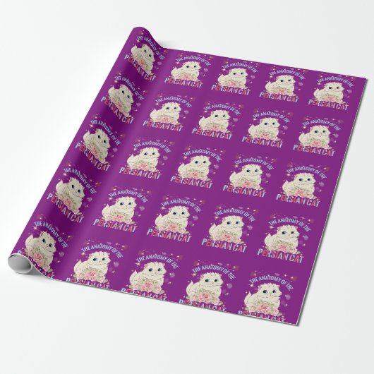Papier Cadeau L'Anatomy Cat du Persian (Déroulé)