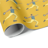 Papier Cadeau Lancement de Discus (Coin rond)