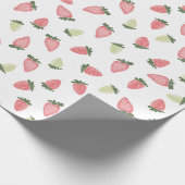 Papier Cadeau Lancer de fraises (Coin)