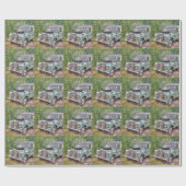 Papier Cadeau Land Rover série III 109 (Plat)