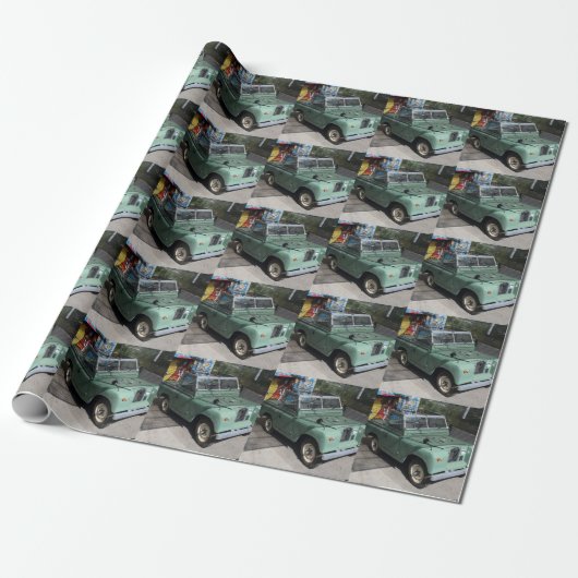 Papier Cadeau Land Rover Series II SWB (Déroulé)