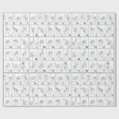 PAPIER CADEAU LANGUE DU SIGNE (Plat)