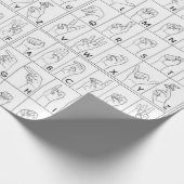 PAPIER CADEAU LANGUE DU SIGNE (Coin)