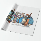 Papier Cadeau LANGUE MUSICALE FERME ANIMALE ORCHESTRE Anniversai (Déroulé)