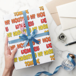 Papier Cadeau Langue Puissante Bouche Faible image