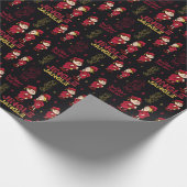 Papier Cadeau L'ANNÉE SANS SANTA CLAUS™ | Motif Elf (Coin)