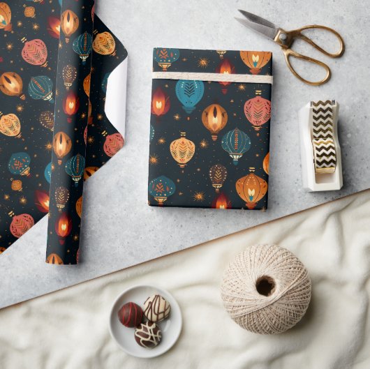 Papier Cadeau Lanterne de vacances Diwali  (Artisanat)