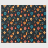 Papier Cadeau Lanterne de vacances Diwali  (Plat)