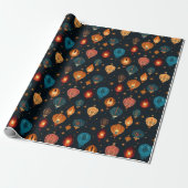 Papier Cadeau Lanterne de vacances Diwali  (Déroulé)