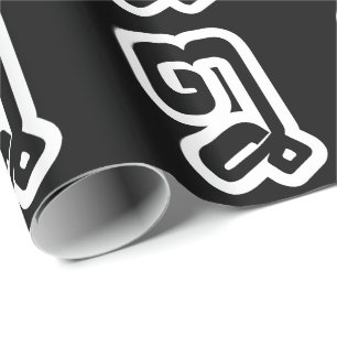 Papier Cadeau Lao / Laos Numéro Huit / 8 / ໘ (Mauvais/Peuple) La