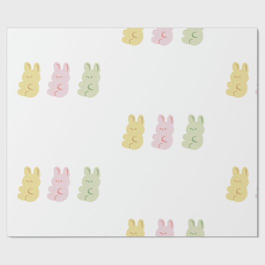 Papier Cadeau lapin (Plat)