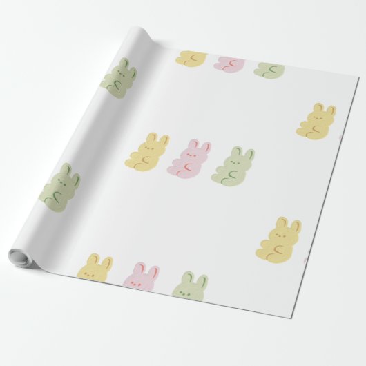 Papier Cadeau lapin (Déroulé)