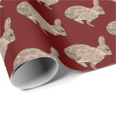 Papier Cadeau Lapin (Coin rond)