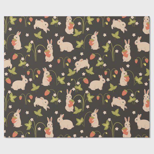 Papier Cadeau 🐇 lapin  (Plat)