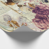 Papier Cadeau lapin à pierre (collection6) Papier de tissus (Coin)