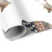 Papier Cadeau Lapin Avec Papier Enveloppant Parapluie (Coin rond)