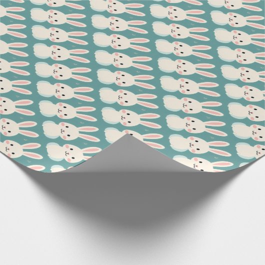 Papier Cadeau Lapin blanc (Coin)