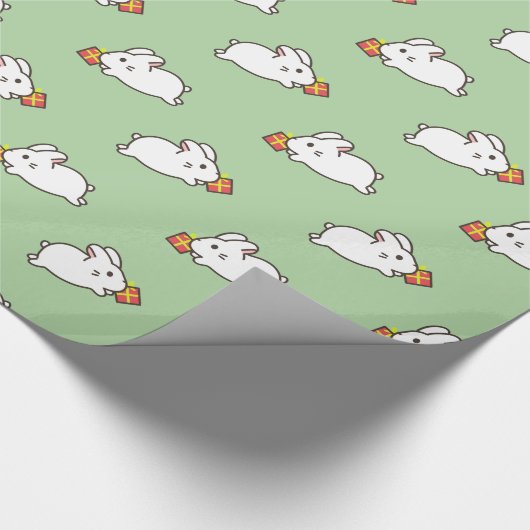 Papier Cadeau Lapin blanc (Coin)
