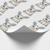 Papier Cadeau Lapin Blanc (Coin)