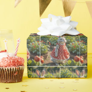 Papier Cadeau Lapin de jardin